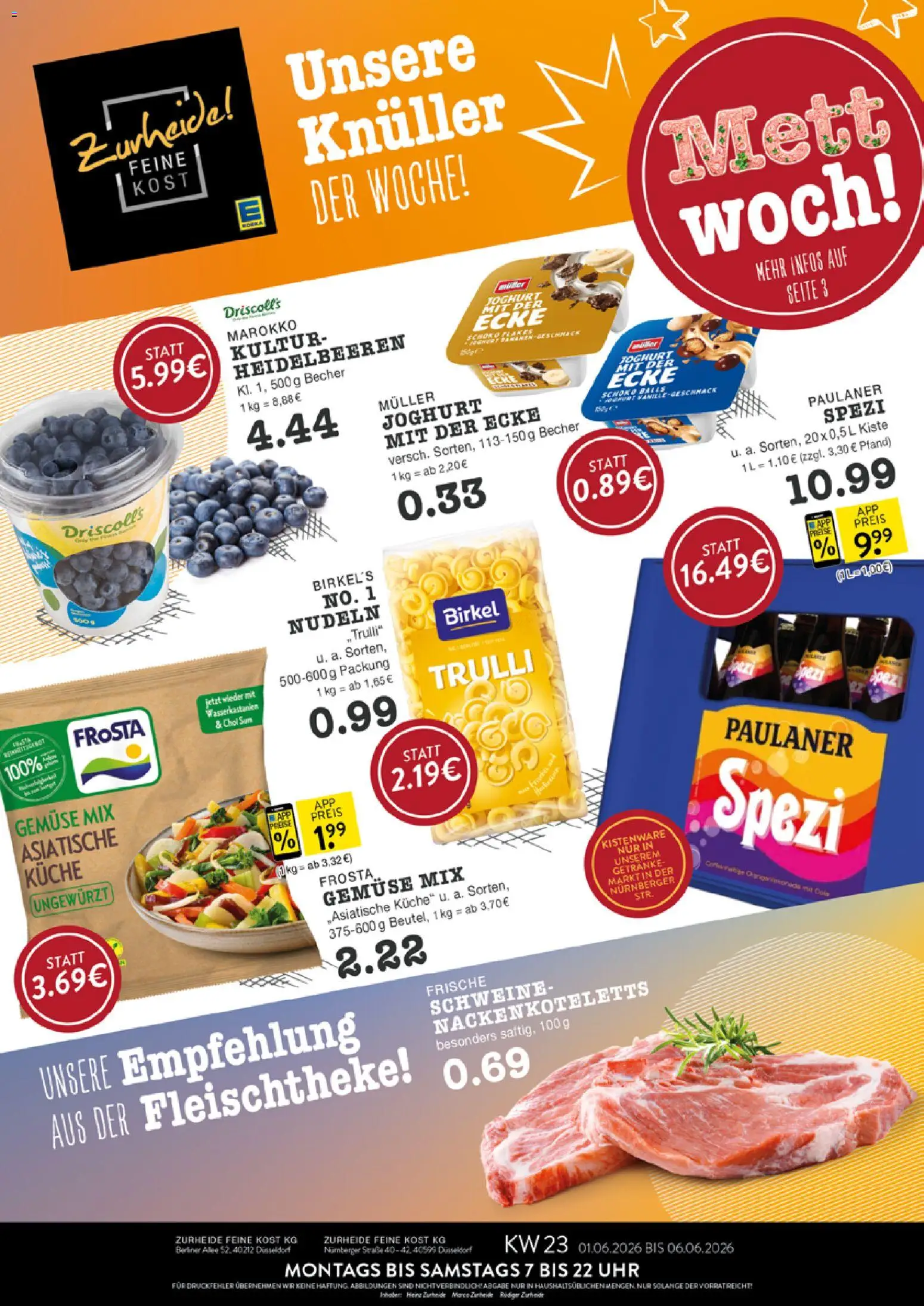 Vorschau von dem Prospekt des Geschäftes Edeka Zurheide, gültig ab dem 01.06.2026