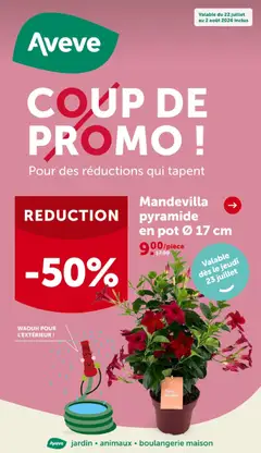 Prévisualisation de Aveve Publicité du magasin Aveve formulaire valide 22/07/2026