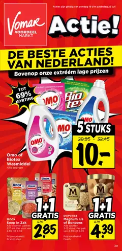 Voorbeeld van Vomar folder van winkel Vomar geldig vanaf 19-07-2026
