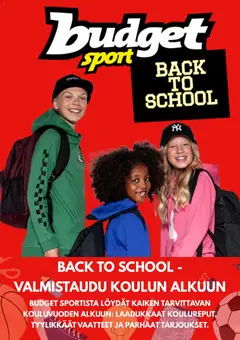 Kaupan Budget Sport Budget Sport tarjoukset esikatselu, voimassa 11/08/2026