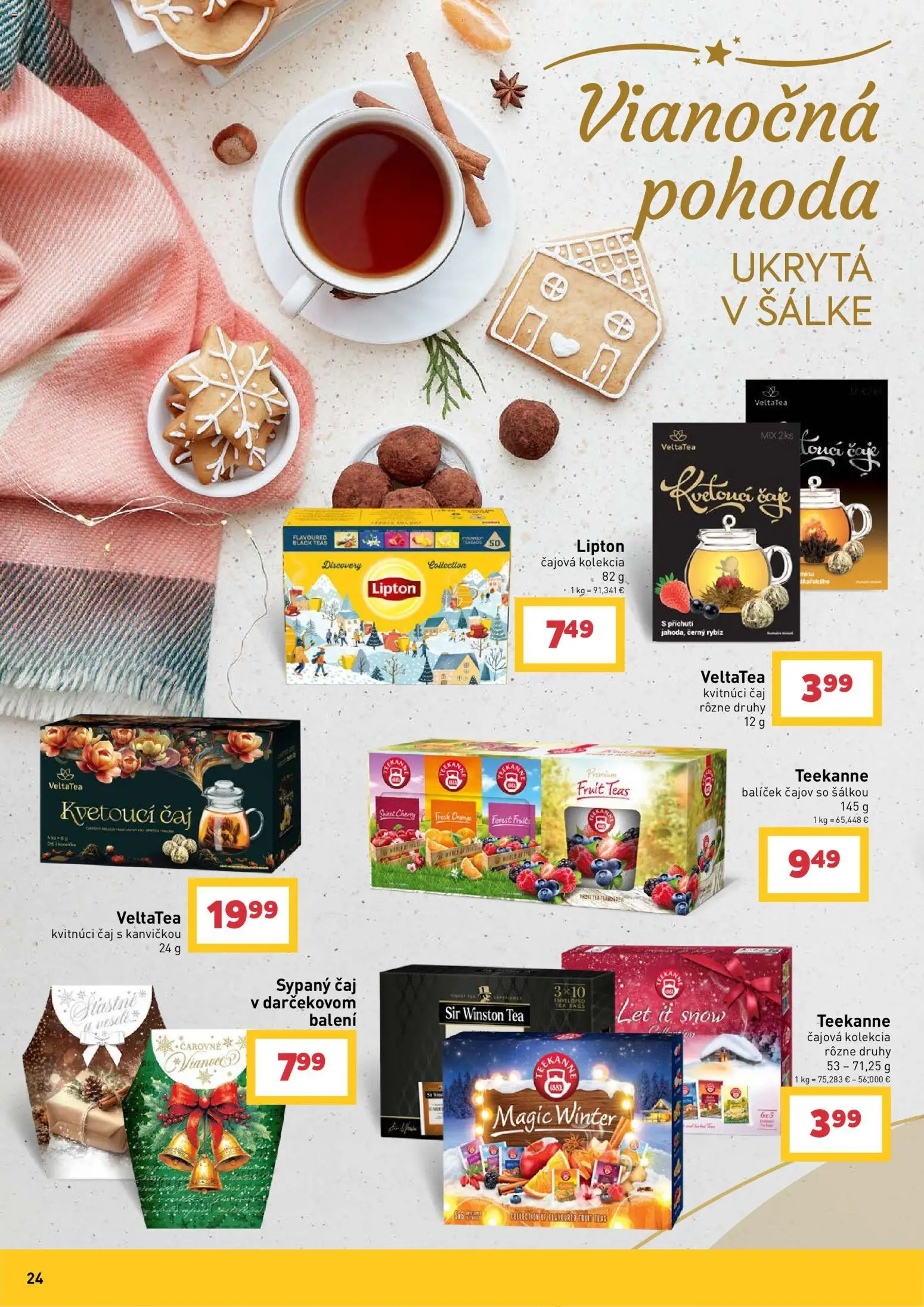 Náhľad Billa letáku platného od 14.10.2026 - Čaj, Teekanne