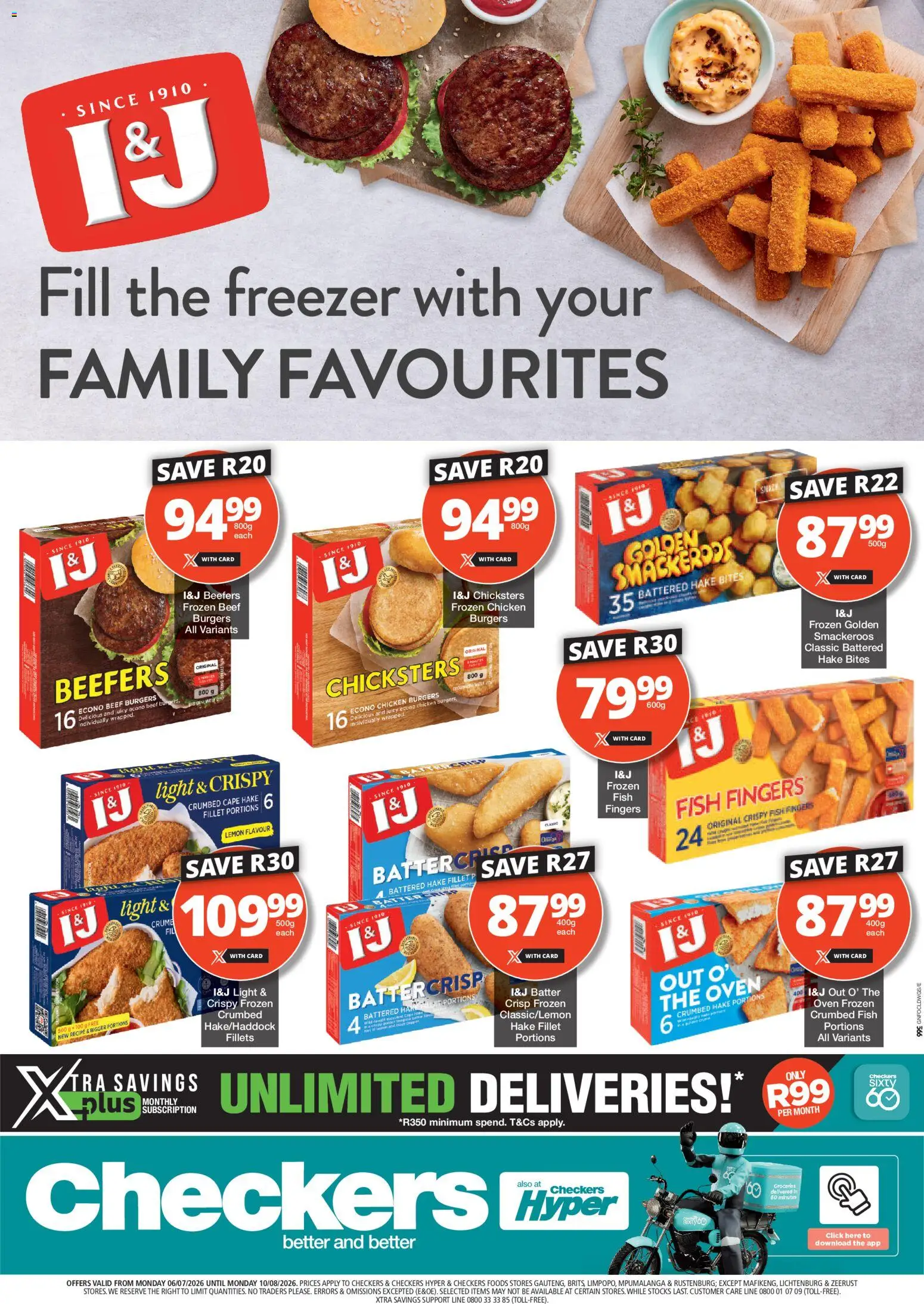 Preview of Checkers flyer valid from 06/07/2026
