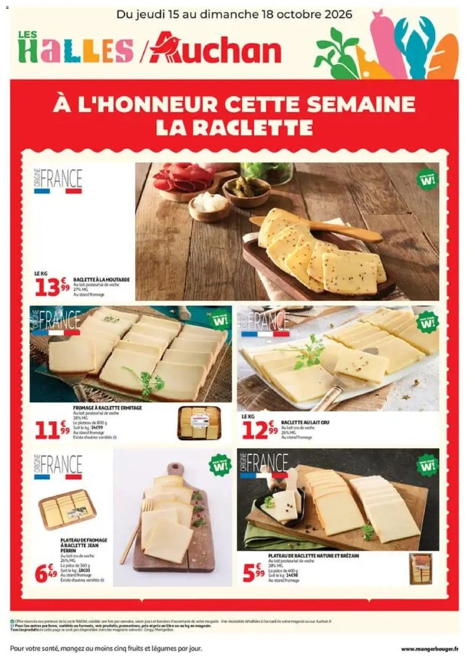 Prévisualisation de Auchan - Bons plans du week end du magasin Auchan formulaire valide 15/10/2026
