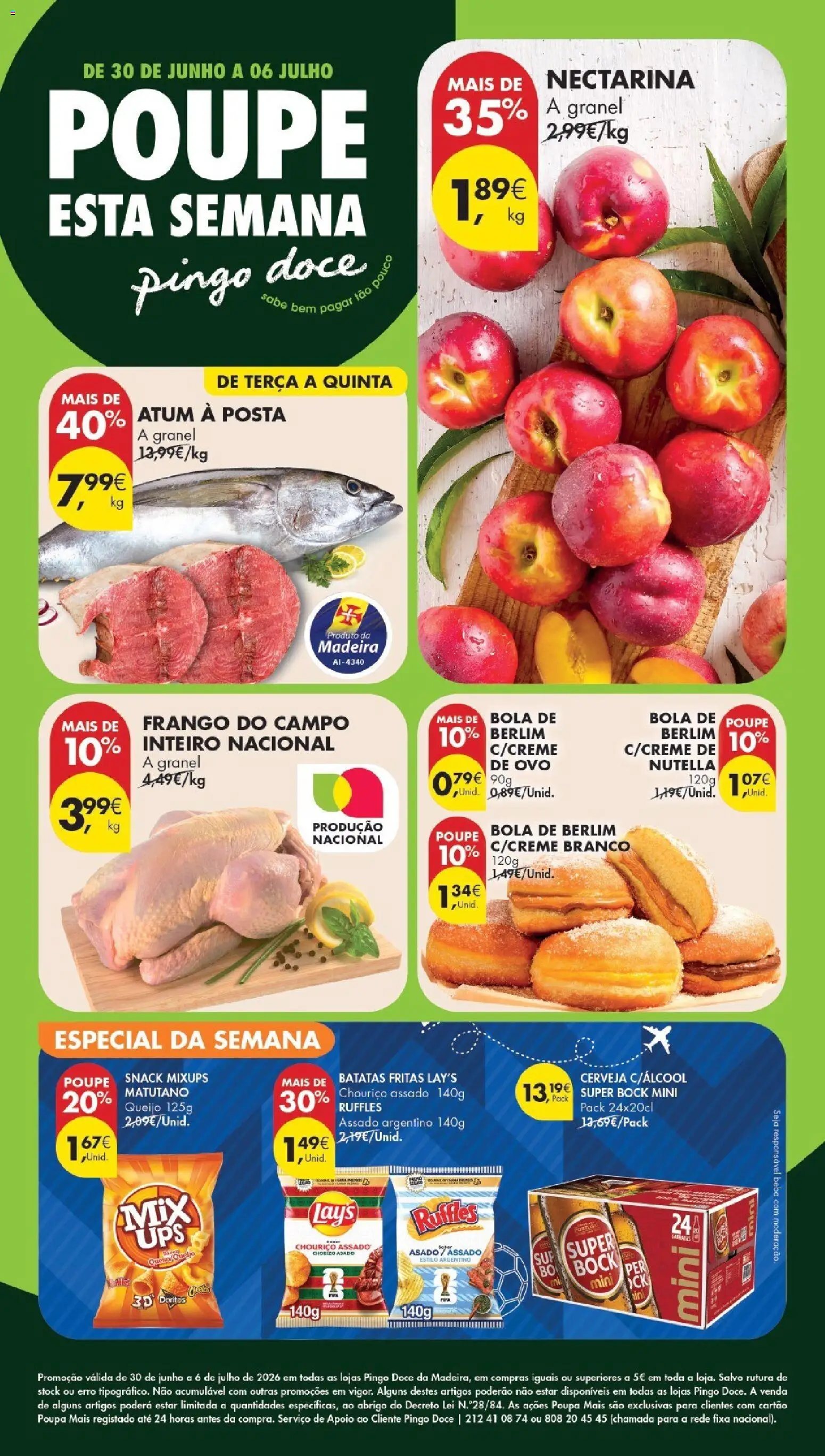 Pré-visualização do folheto da loja Pingo Doce válida a partir de 30/06/2026