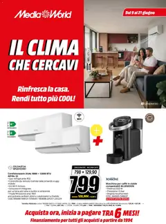 Anteprima dell'opuscolo Media World volantino Clima dal negozio Media World valido da 09/06/2026
