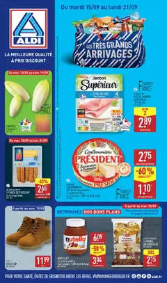Prévisualisation de Aldi catalogue du magasin Aldi formulaire valide 15/09/2026