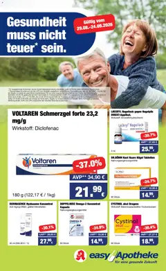 Vorschau von dem Prospekt des Geschäftes Easy Apotheke, gültig ab dem 29.08.2026