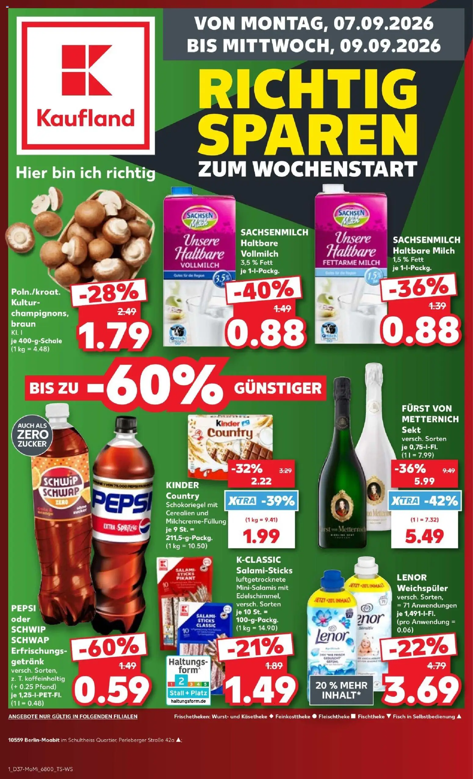 Vorschau von dem Prospekt des Geschäftes Kaufland, gültig ab dem 07.09.2026