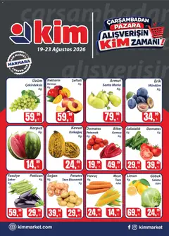 Kim Market Kim Market Katalog - Marmara Insert 19.08.2026 - Broşürünün önizlemesi
