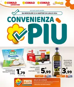 Anteprima dell'opuscolo Conad volantino Convenienza Più Sicilia dal negozio Conad valido da 22/07/2026