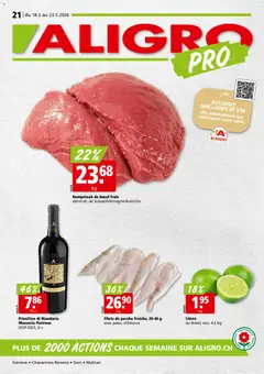 Vorschau des Merkblatts Aligro aktionen Chavannes, Matran, Genève, Sion vom Shop Aligro gültig von 18.05.2026 bis 23.05.2026