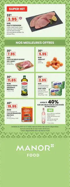 Vorschau des Merkblatts Manor aktionen FR vom Shop Manor gültig von 30.06.2026 bis 06.07.2026