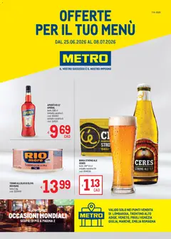Anteprima dell'opuscolo Metro volantino dal negozio Metro valido da 25/06/2026