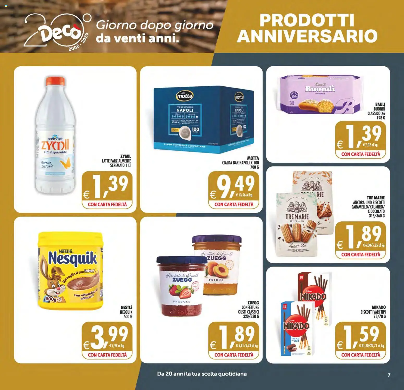 Anteprima dell'opuscolo Decò volantino Maxistore, Supermercati Lipari dal negozio Decò valido da 23/10/2026 - Caffè, Biscotti, Latte, Cioccolato, Fragole, Cialde, Cialda, Pesche