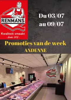 Voorbeeld van Renmans Folder / Publicité van winkel Renmans geldig vanaf 03/07/2026