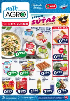 Náhľad Milk Agro letáku platného od 08.07.2026