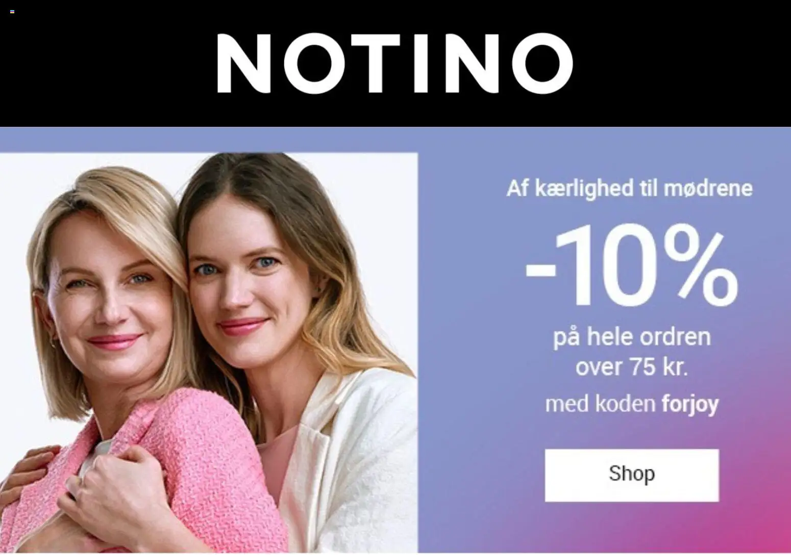 Eksempel på tilbudsavis Notino fra butik Tilbud gyldig fra 05/05/2026