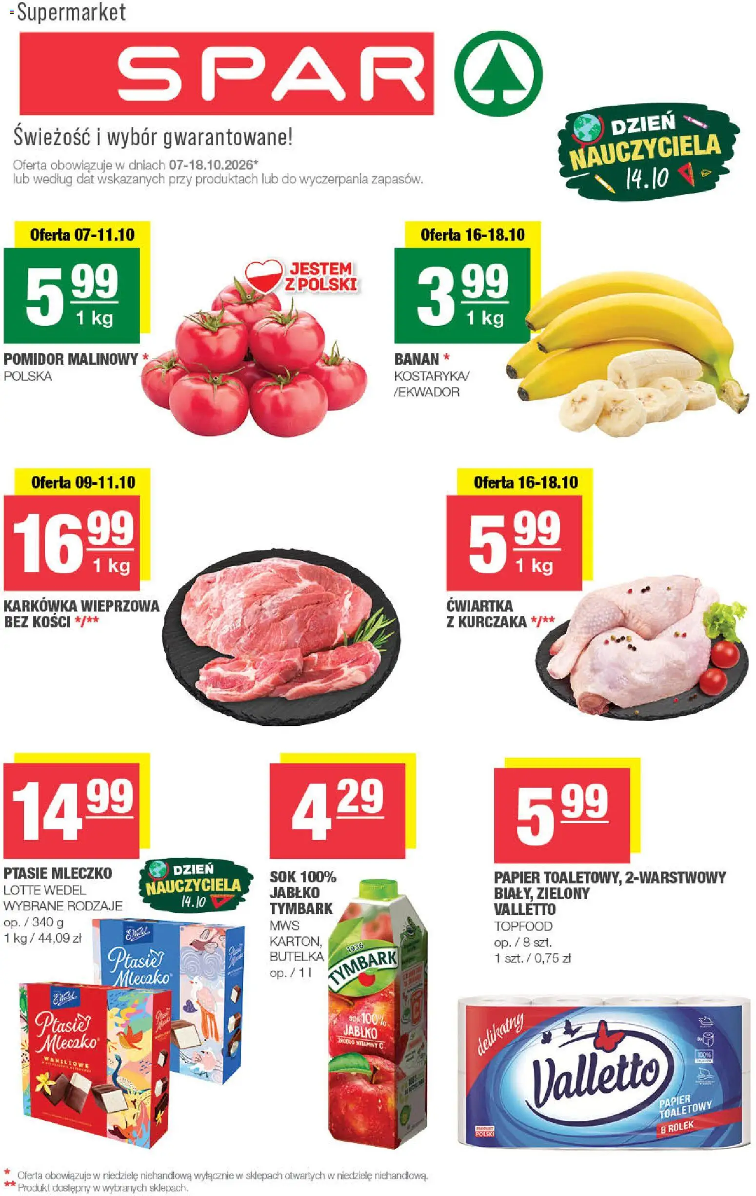 Pogląd gazetki "Spar gazetka" ze sklepu Spar ważnej od 07.10.2026