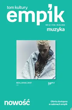 Pogląd gazetki "Empik promocje - Tom kultury Muzyka" ze sklepu Empik ważnej od 17.06.2026