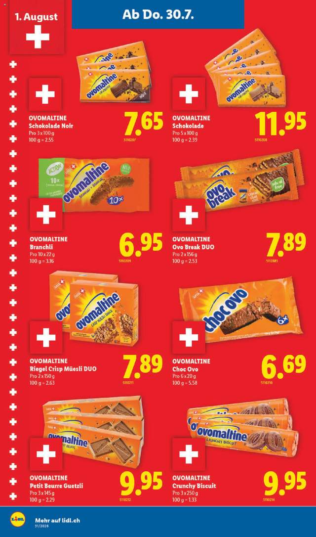Neue Lidl Aktionen ab 30.07.