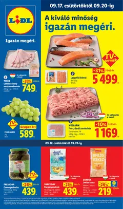 Lidl - Lidl akciós újság megtekintése, amely érvényes 2026.09.17.-től