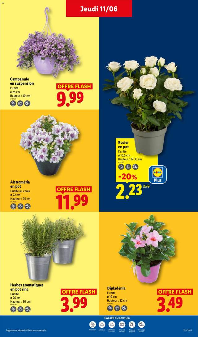 Nouveau catalogue Lidl à partir du 11/06