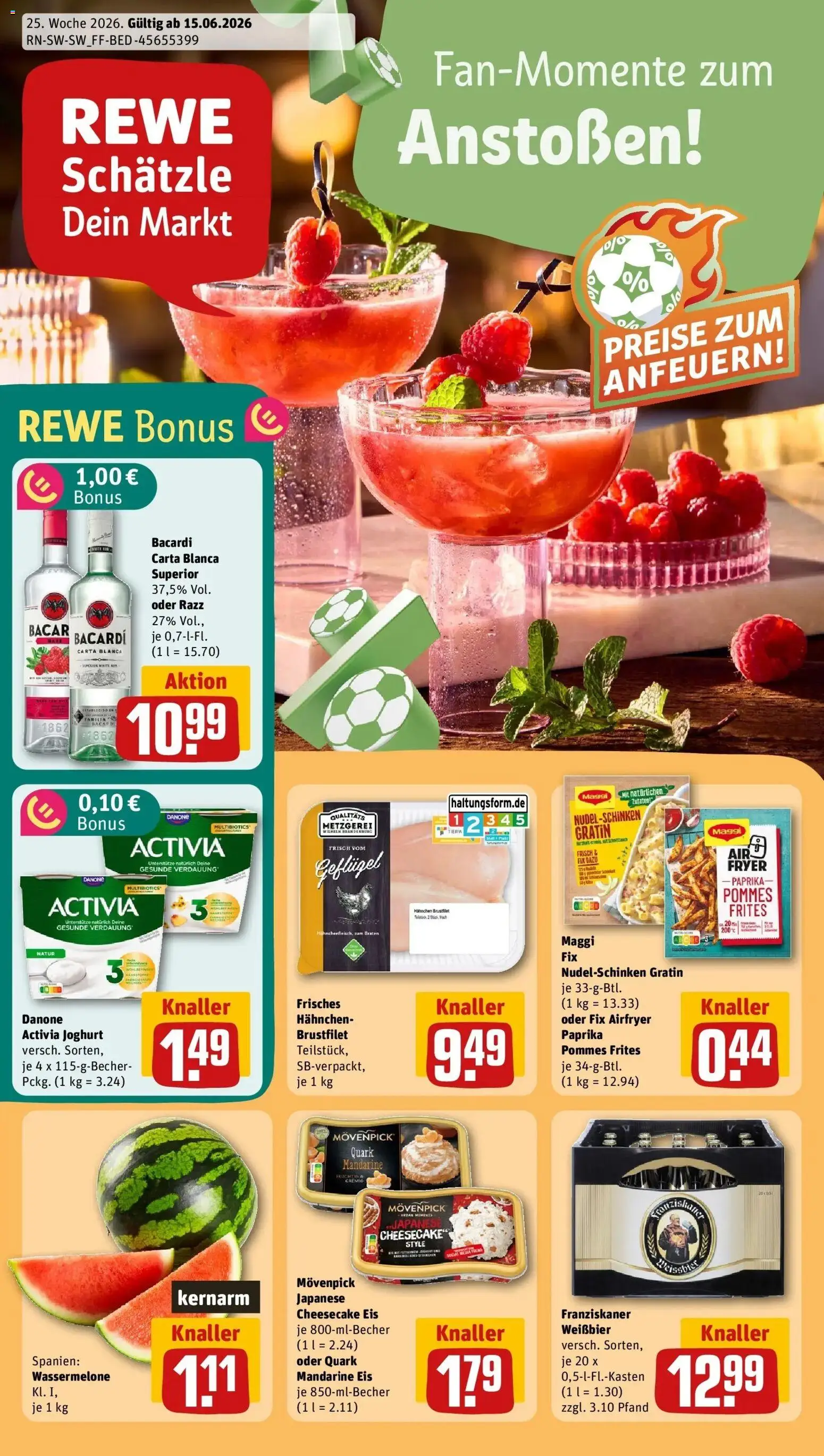 Vorschau von dem Prospekt des Geschäftes Rewe, gültig ab dem 14.06.2026