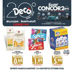 Anteprima dell'opuscolo Decò volantino Maxistore, Supermercati Lipari dal negozio Decò valido da 13/10/2026