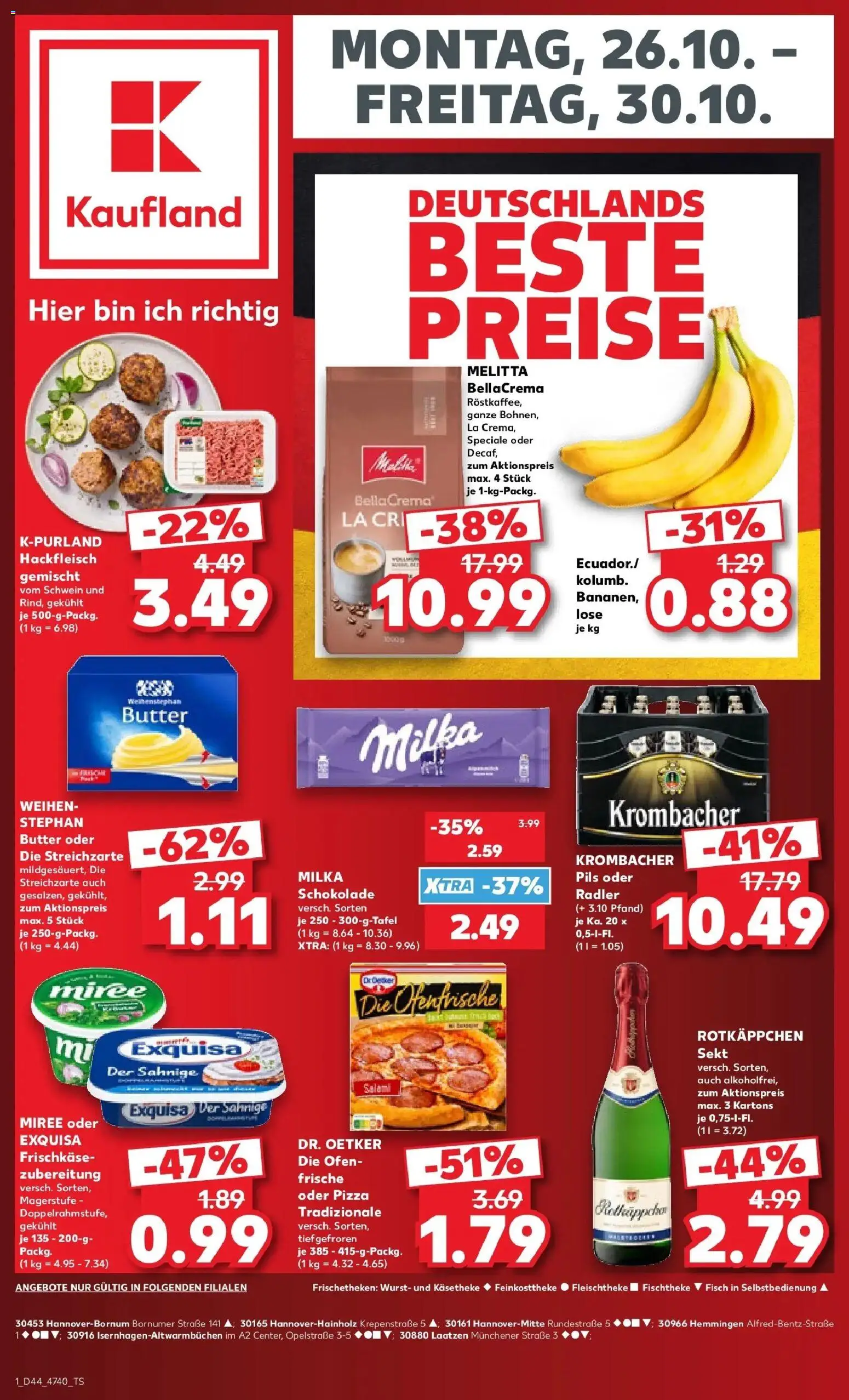 Vorschau von dem Prospekt des Geschäftes Kaufland, gültig ab dem 26.10.2026