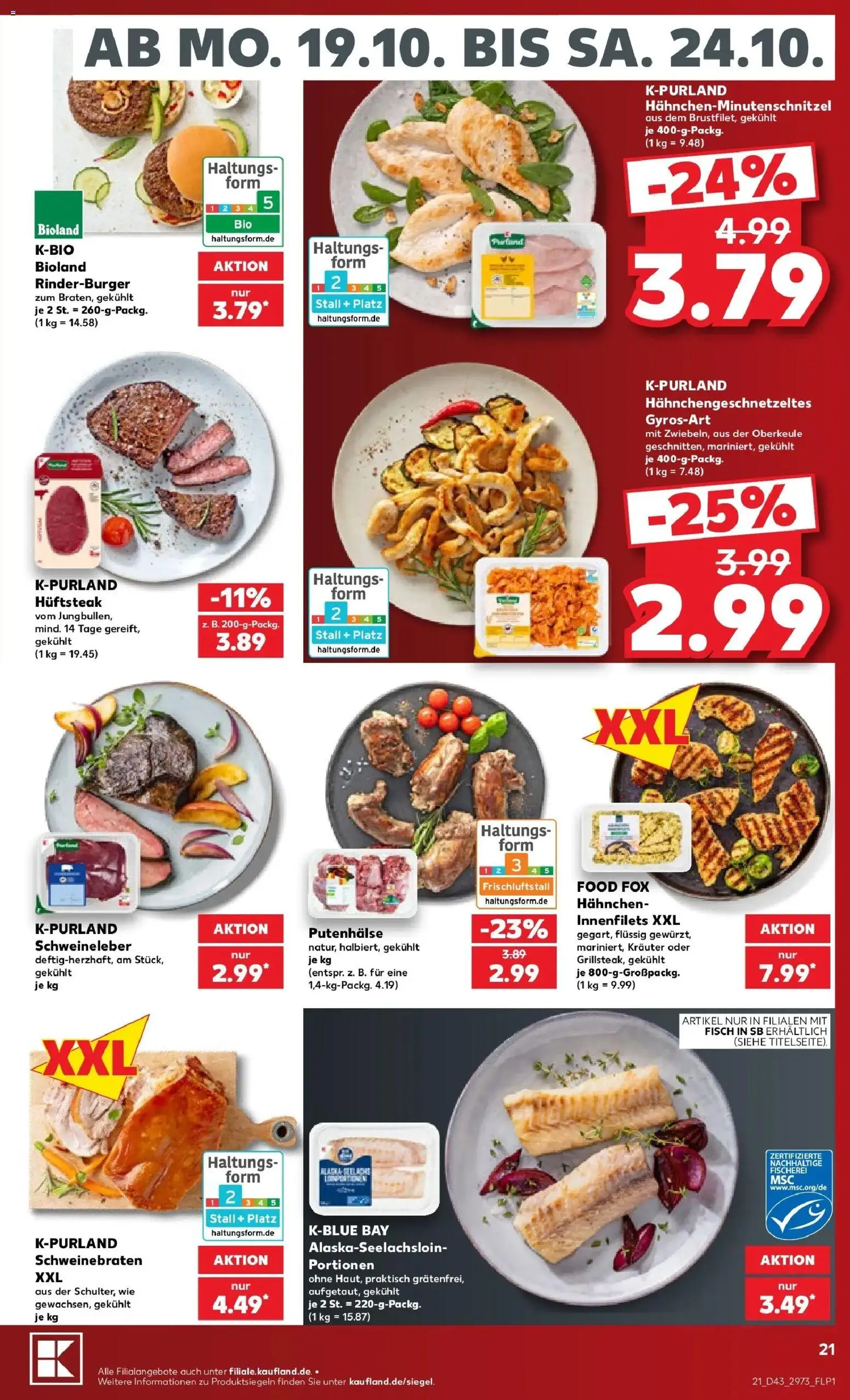 Vorschau von dem Prospekt des Geschäftes Kaufland, gültig ab dem 19.10.2026