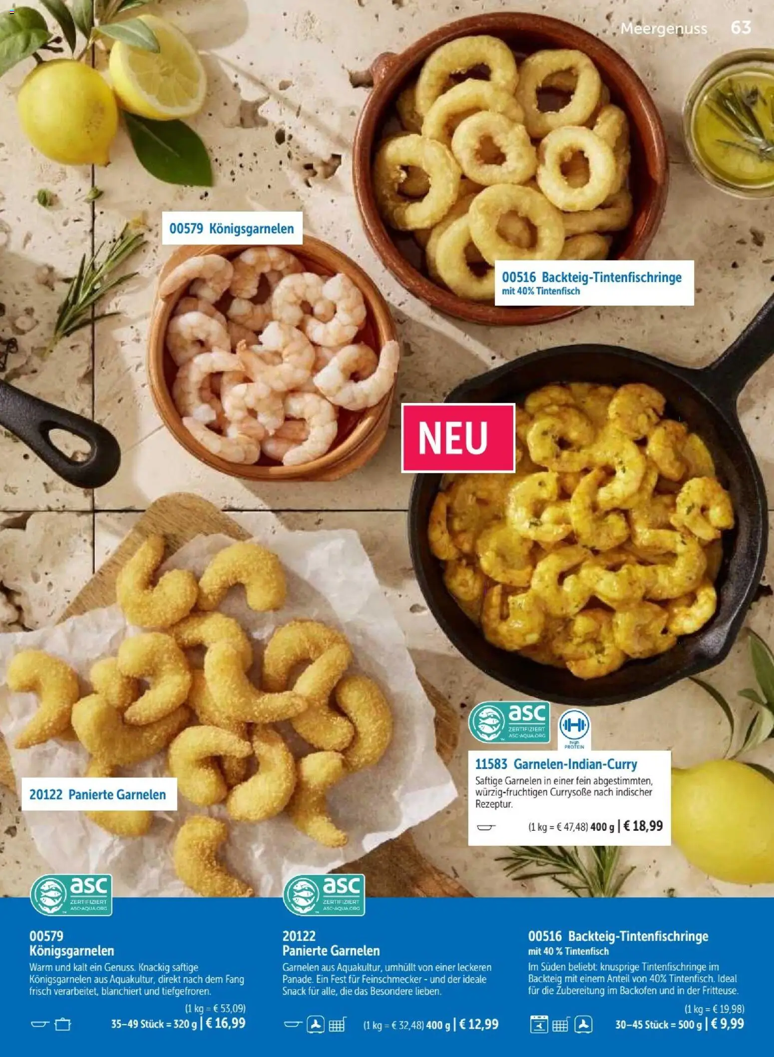 Vorschau von dem Prospekt des Geschäftes Bofrost, gültig ab dem 07.09.2026 - Garnelen, Backofen, Tintenfisch