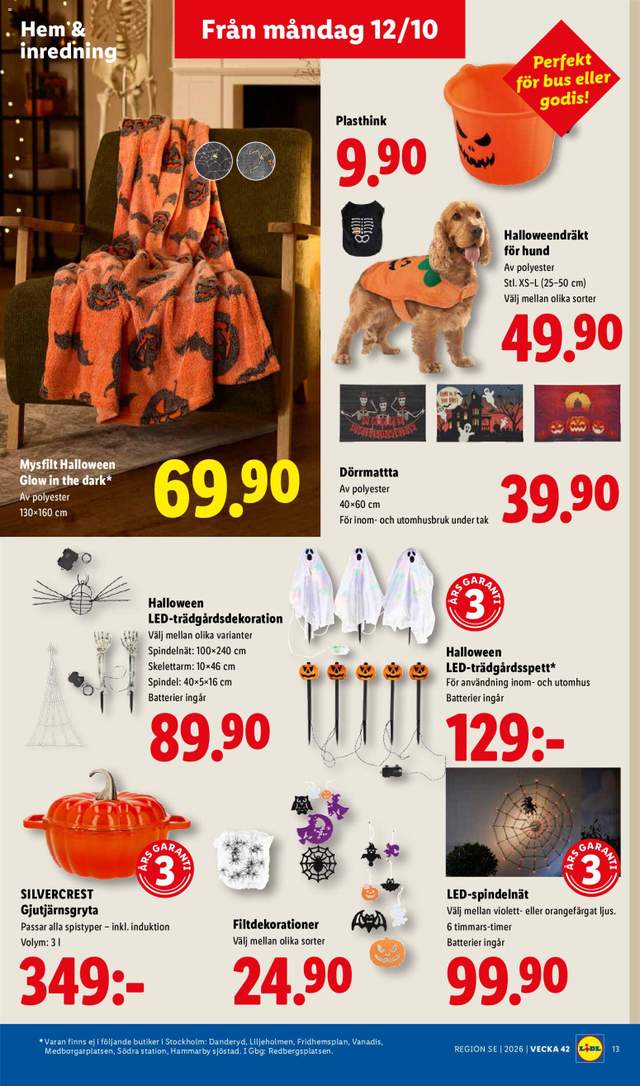 Nytt Lidl reklamblad från 12/10