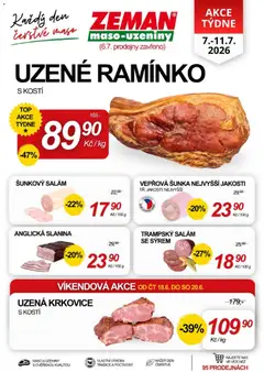 Náhled nabídky: Prodejny Zeman Prodejny Zeman leták platný od 07.07.2026
