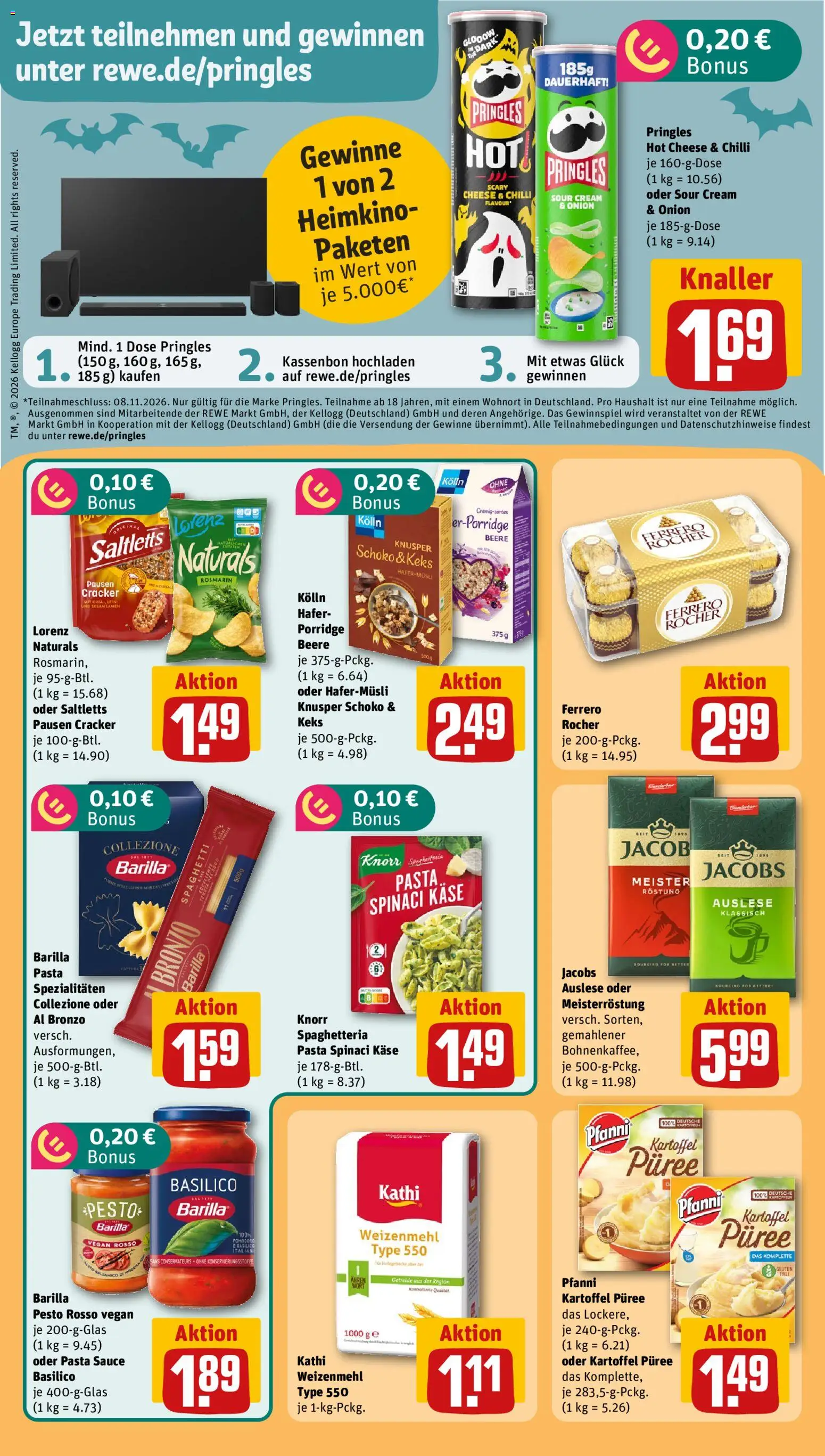 Vorschau von dem Prospekt des Geschäftes Rewe, gültig ab dem 26.10.2026
