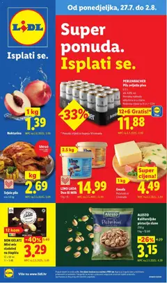 Pregled letka Lidl Katalog trgovine Lidl vrijedi od 23.07.2026