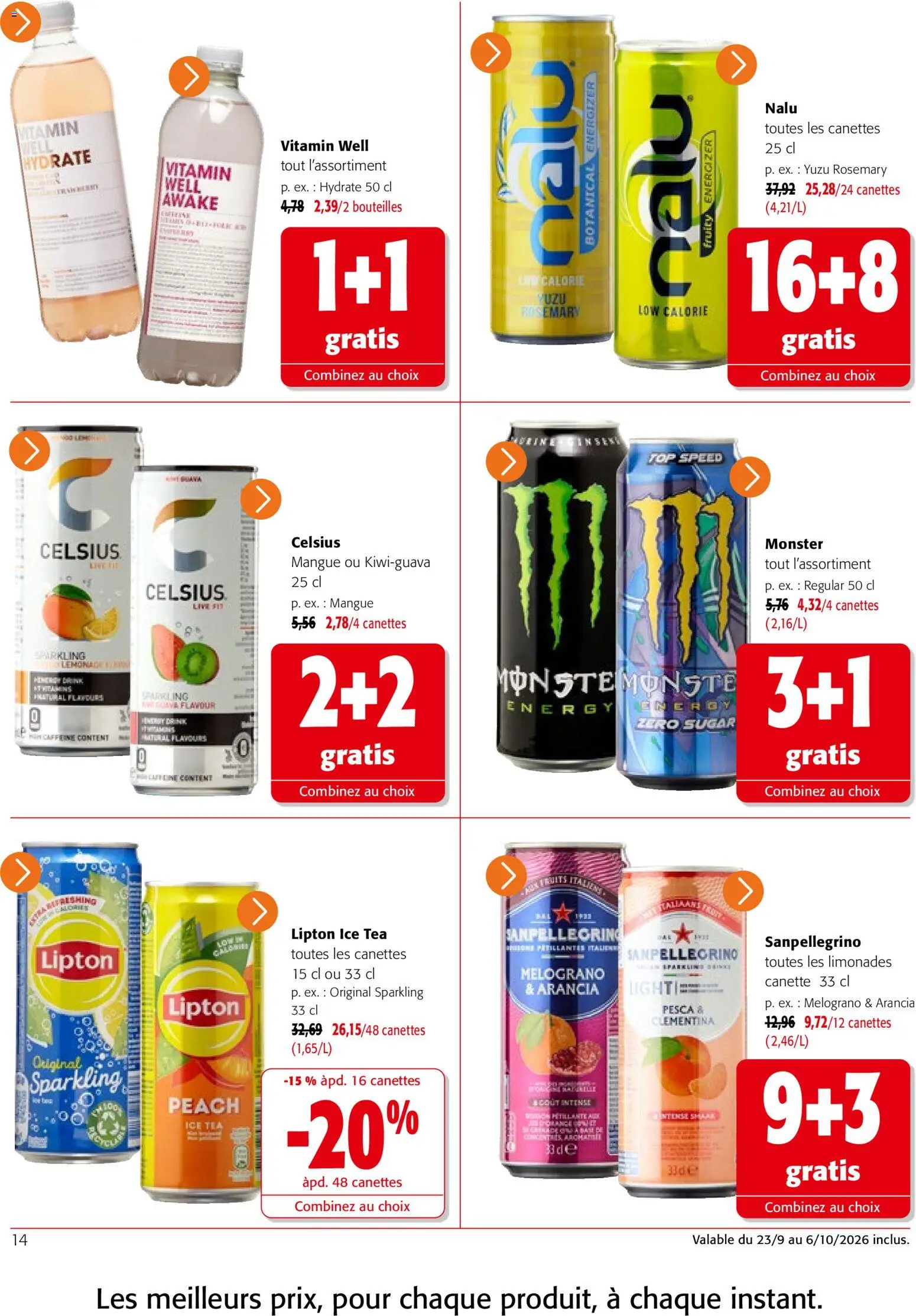 Prévisualisation de Colruyt catalogue du magasin Colruyt formulaire valide 23/09/2026 - Ice tea, Mangue