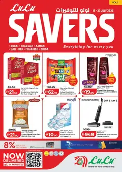 Preview of the catalogue Lulu Hypermarket catalogue Savers Dubai & Northern Emirates of store Lulu Hypermarket valid from 15 Jul, 2026