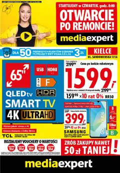 Pogląd gazetki "Mediaexpert promocje - Wielkie otwarcie Kielce" ze sklepu Mediaexpert ważnej od 01.10.2026