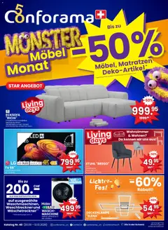 Vorschau des Merkblatts Conforama aktionen vom Shop Conforama gültig von 30.09.2026 bis 13.10.2026