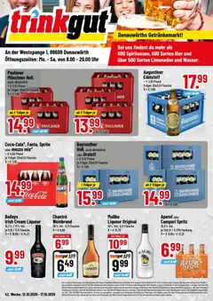 Vorschau von dem Prospekt des Geschäftes Trinkgut, gültig ab dem 12.10.2026