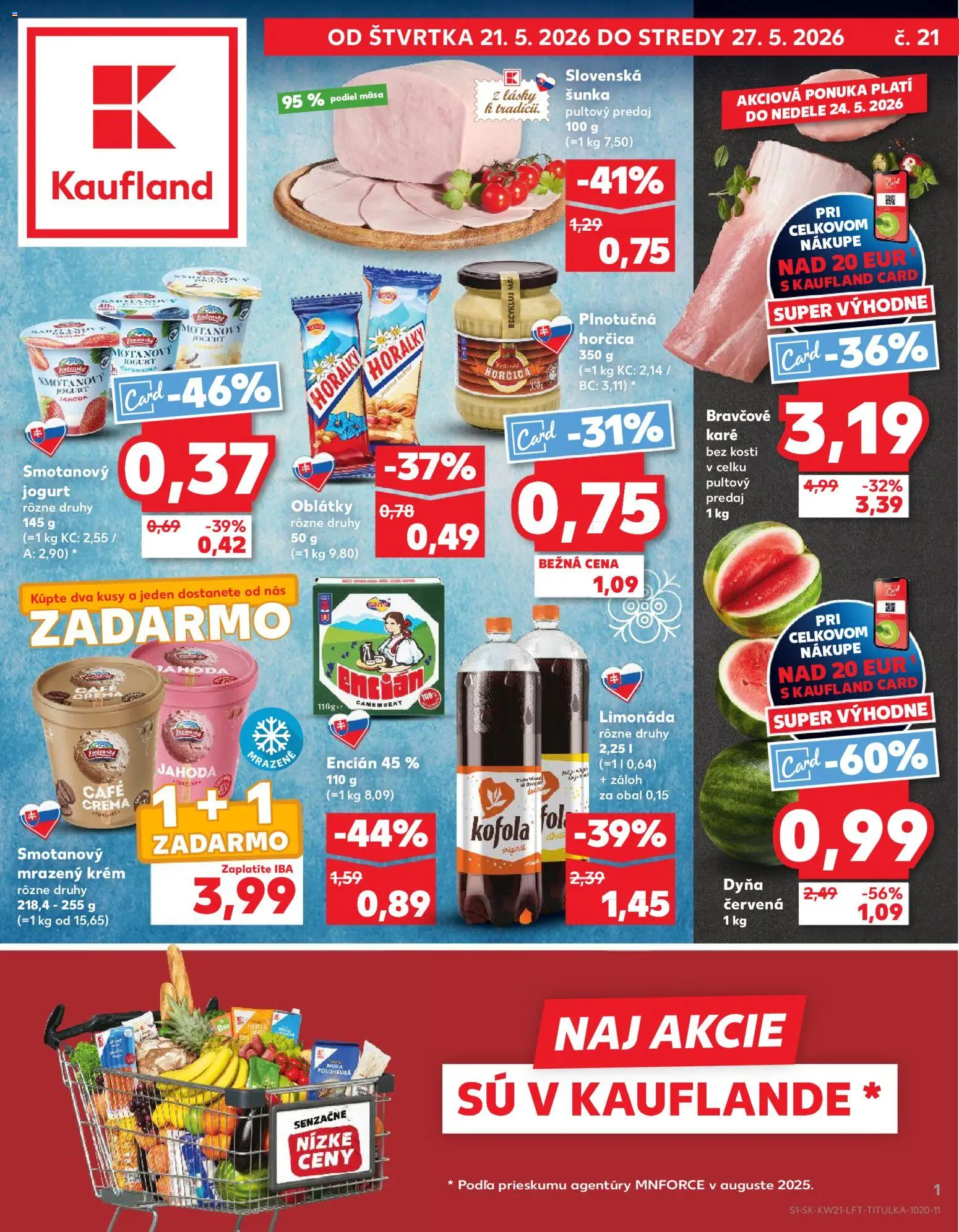 Náhľad Kaufland letáku platného od 21.05.2026