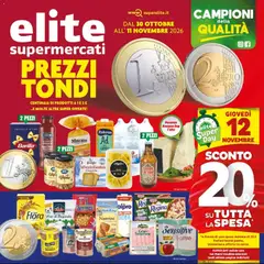 Anteprima dell'opuscolo Elite Supermercati volantino dal negozio Elite Supermercati valido da 30/10/2026