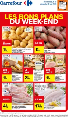 Prévisualisation de Carrefour les bons plans du week-end du magasin Carrefour formulaire valide 26/06/2026