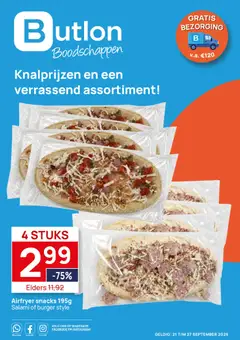 Voorbeeld van Butlon folder van winkel Butlon geldig vanaf 21-09-2026