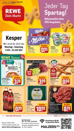 Vorschau von dem Prospekt des Geschäftes Rewe, gültig ab dem 17.08.2026