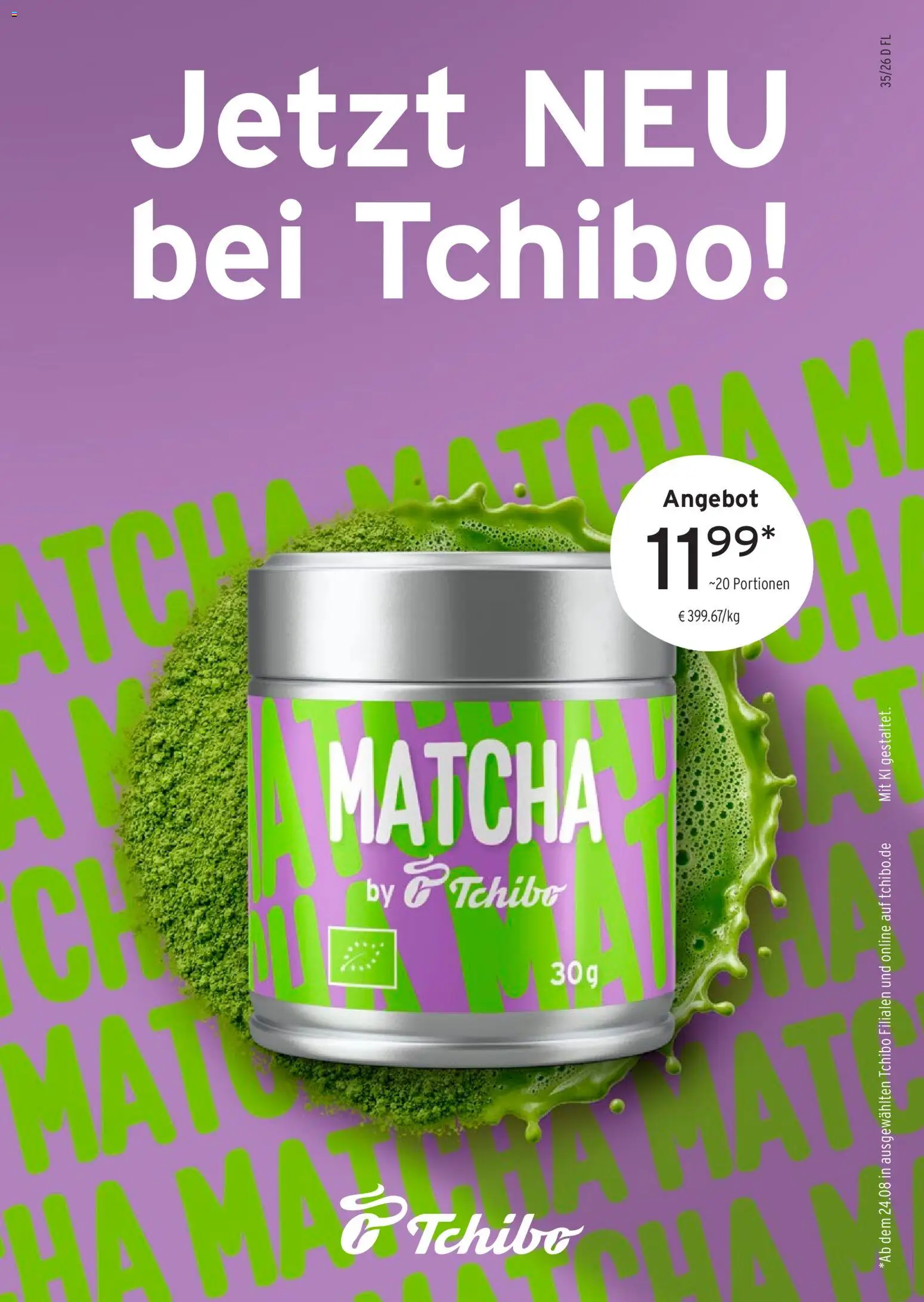 Vorschau von dem Prospekt des Geschäftes Tchibo, gültig ab dem 26.08.2026