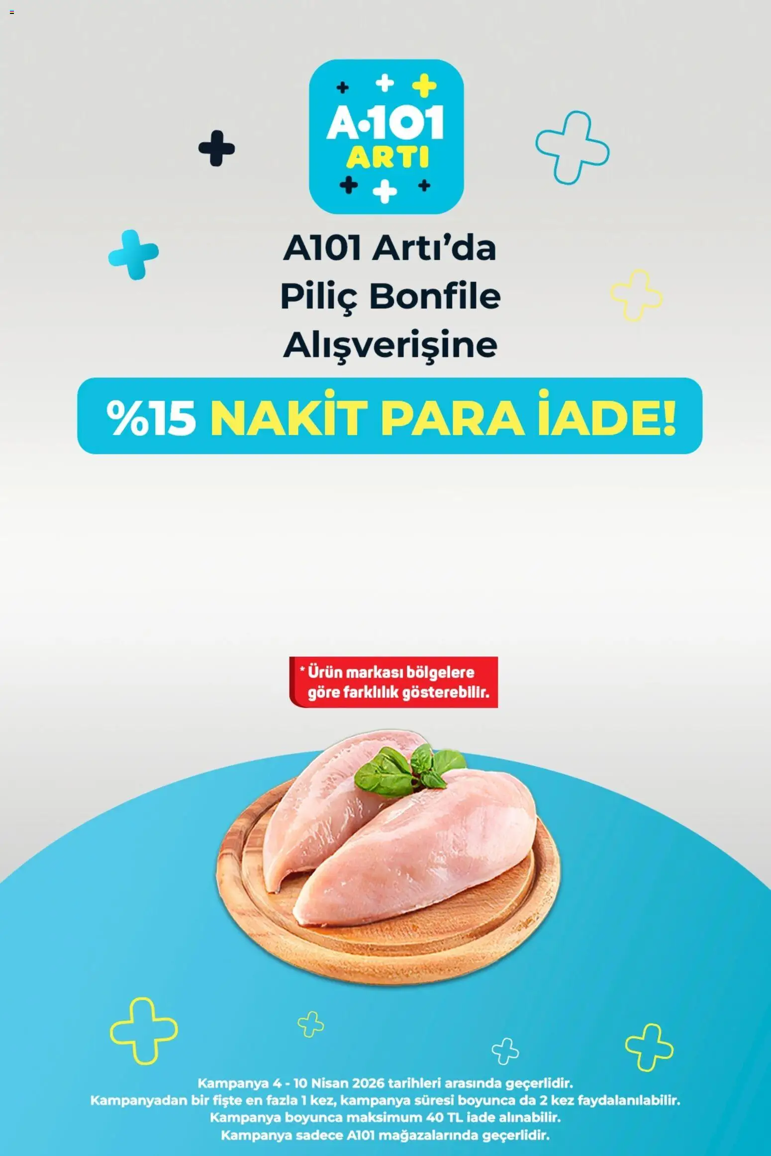 A101 A101 - Arti 04.04.2026 - Broşürünün önizlemesi - Bonfile, Piliç, Piliç bonfile