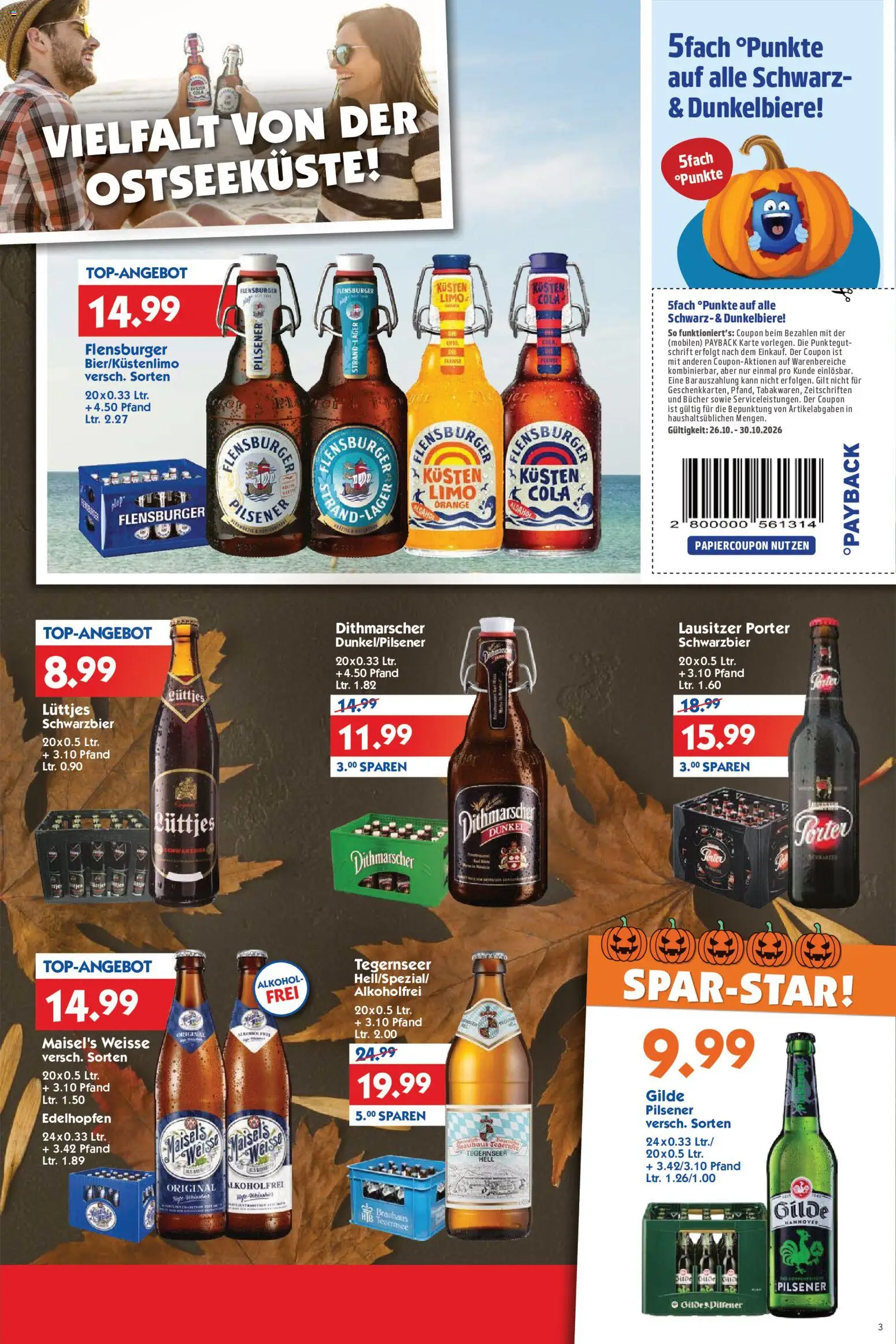Vorschau von dem Prospekt des Geschäftes HOL’AB!, gültig ab dem 26.10.2026 - Burger, Flensburger, Cola, Alkohol