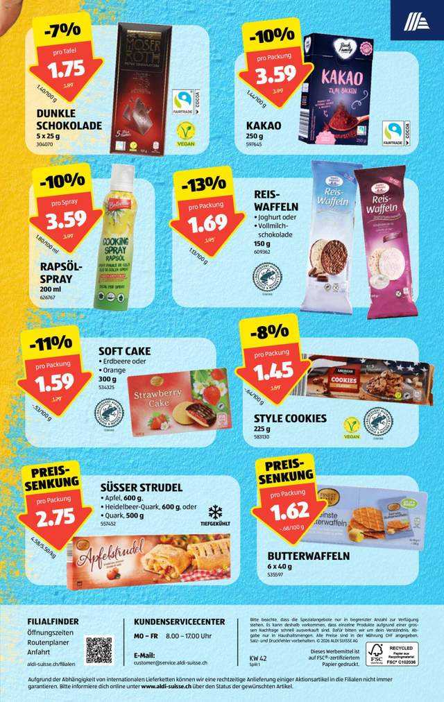 Neue Aldi Aktionen ab 15.10.