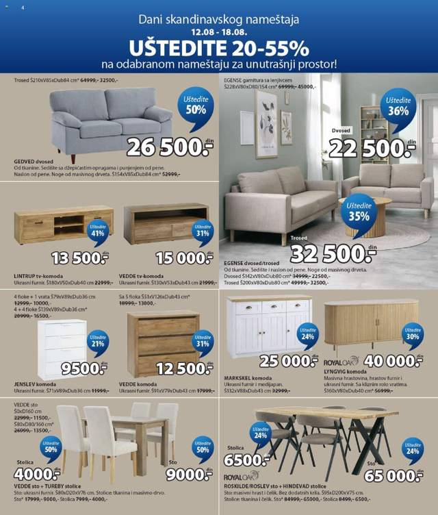Novi Jysk katalog od 12.08.